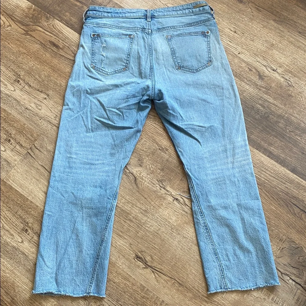 Pilcro and the Letterpress Wide Leg Cropped Ankle Jeans Womens 31